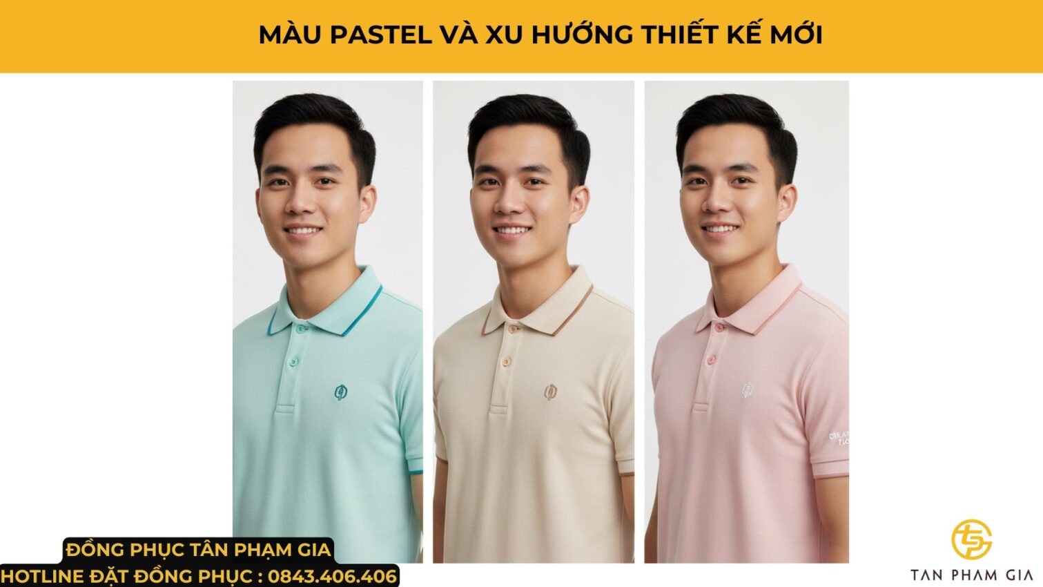 Mẫu Áo Polo Đồng Phục Trẻ Trung