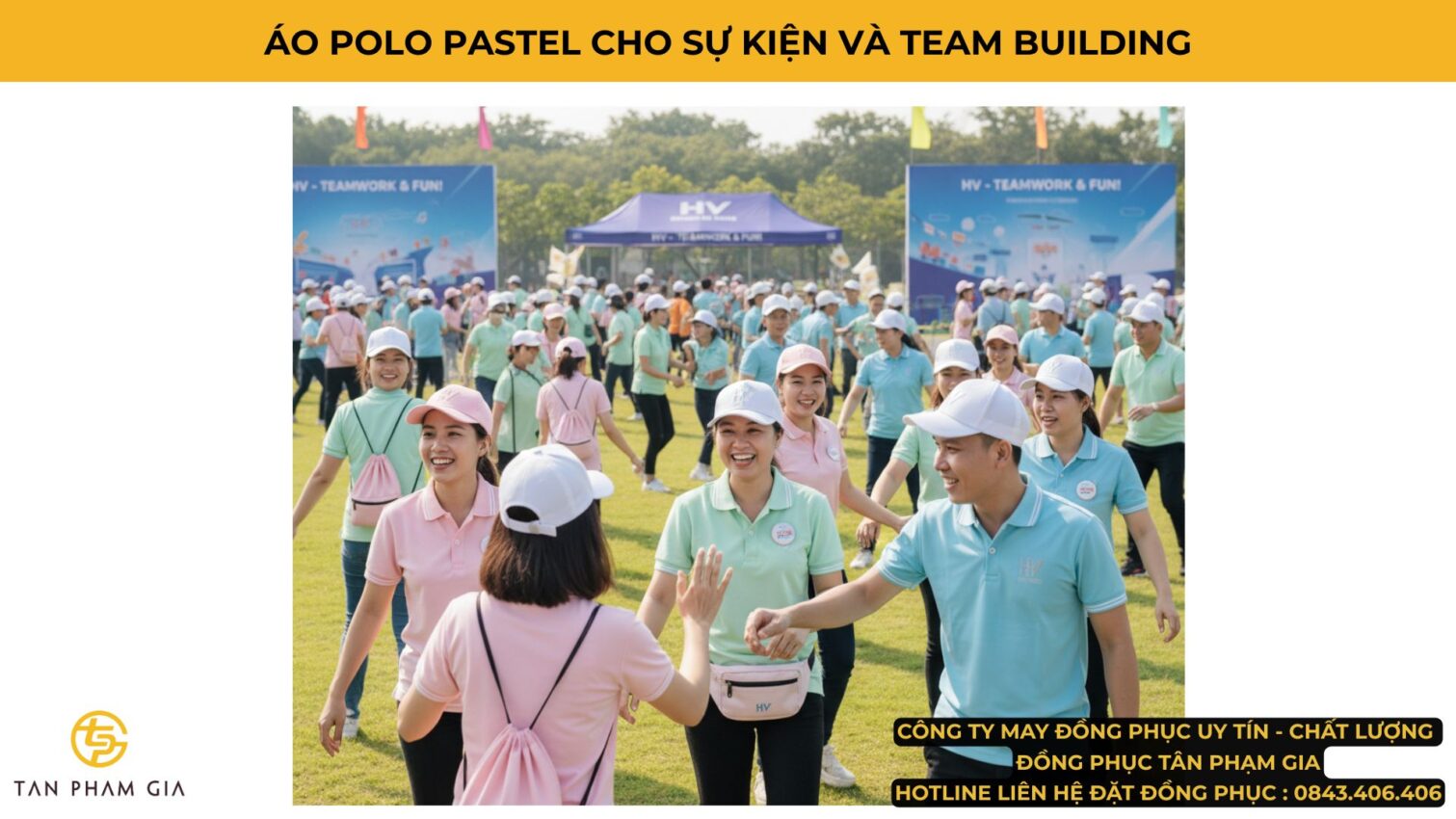 Mẫu Áo Polo Đồng Phục Màu Pastel