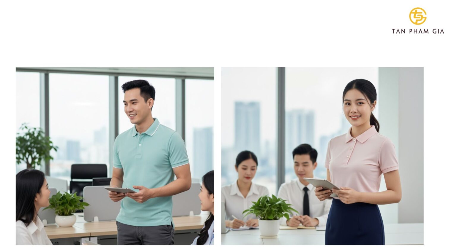 Mẫu Áo Polo Đồng Phục Văn Phòng