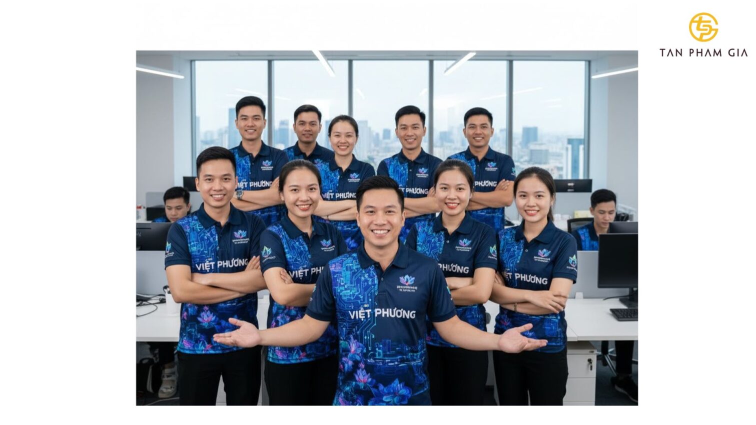 Mẫu Áo Polo Đồng Phục In Chuyển Nhiệt