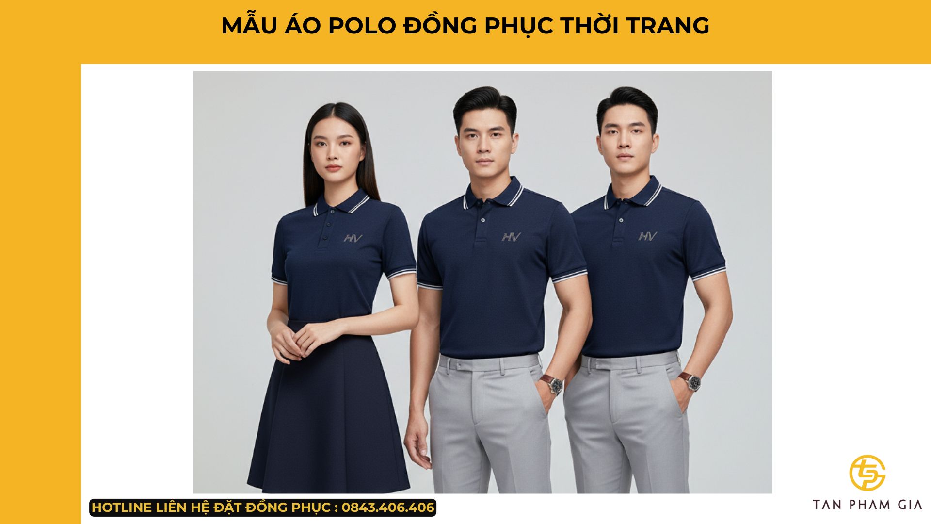 Mẫu Áo Polo Đồng Phục Thời Trang