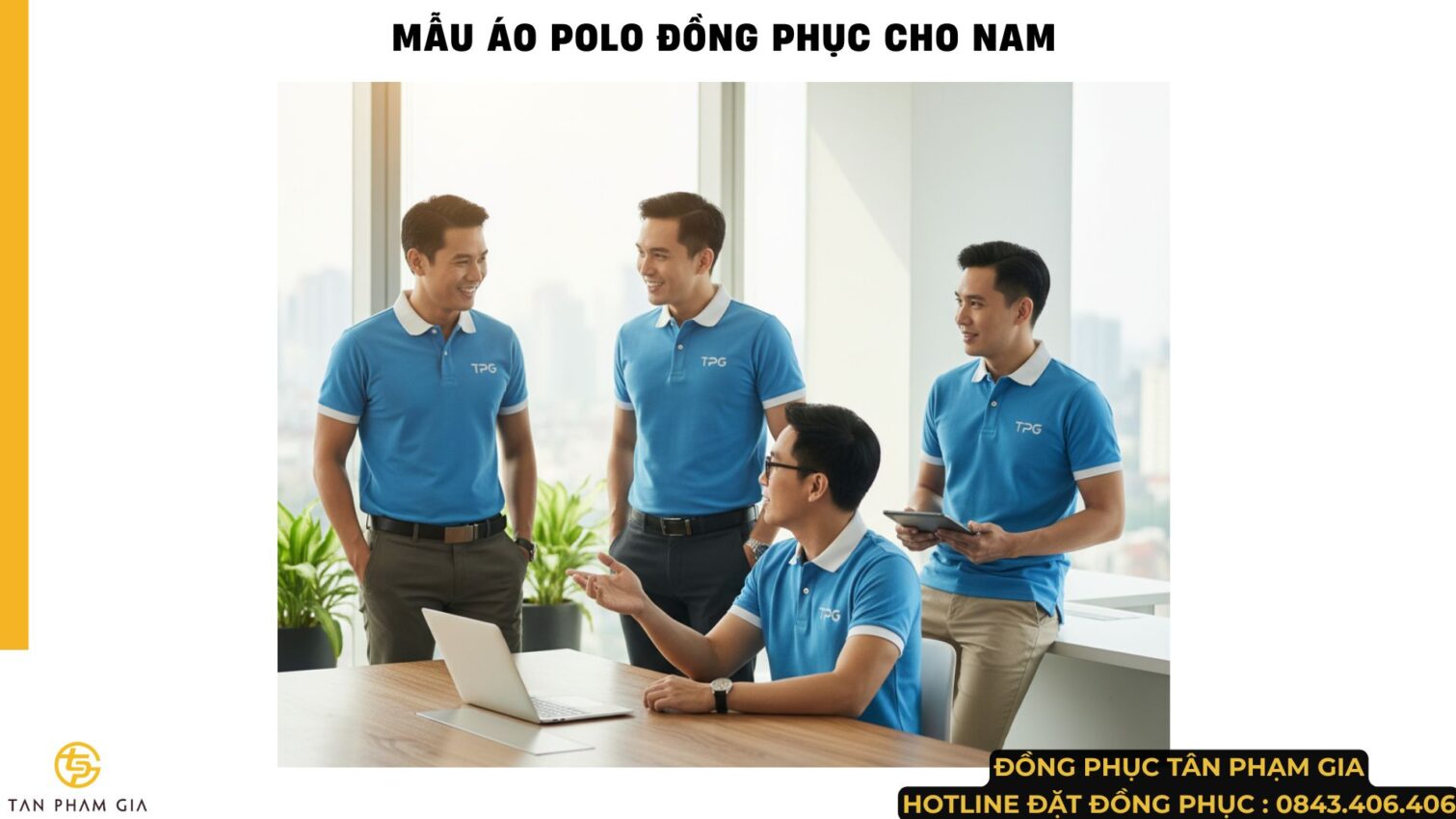 Mẫu Áo Polo Đồng Phục Cho Nam