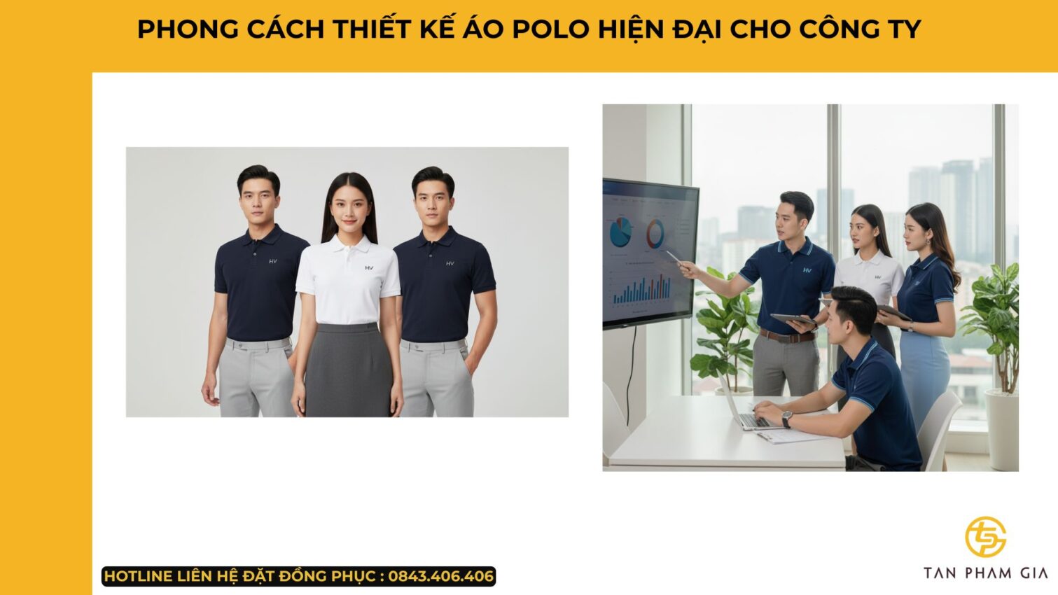 Mẫu Áo Polo Đồng Phục Thời Trang