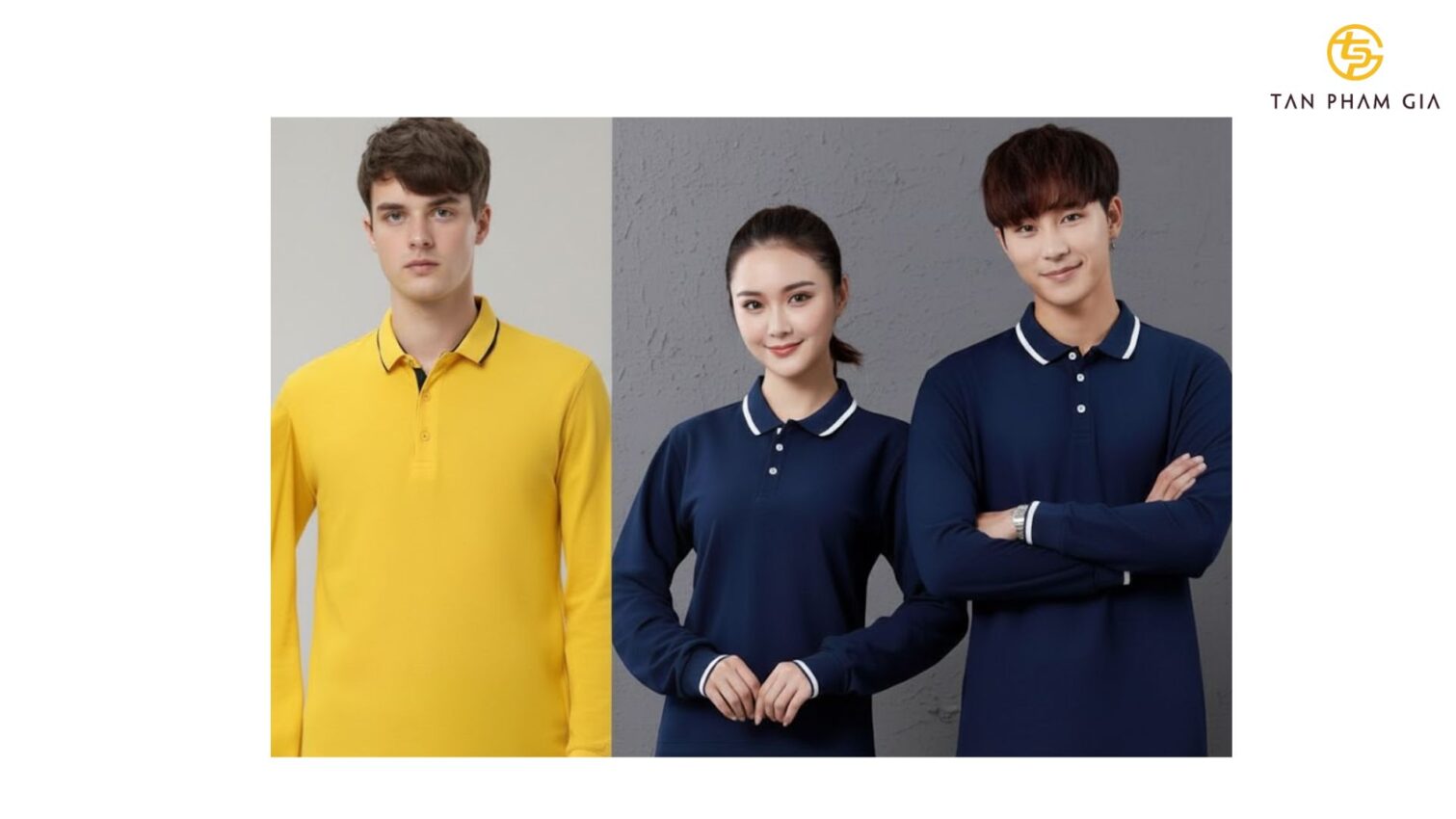 Mẫu Áo Polo Đồng Phục Dài Tay