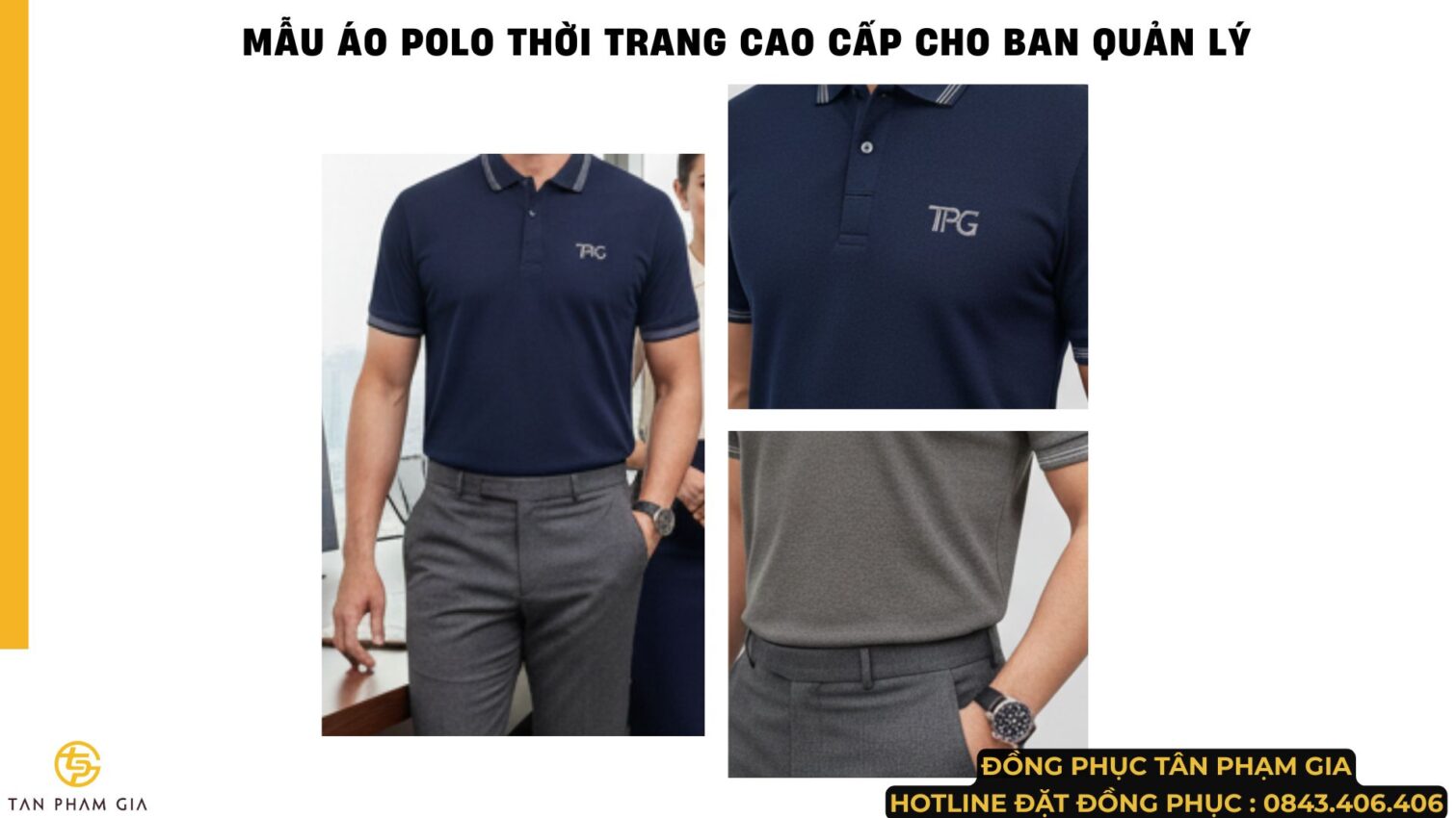 Mẫu Áo Polo Đồng Phục Thời Trang