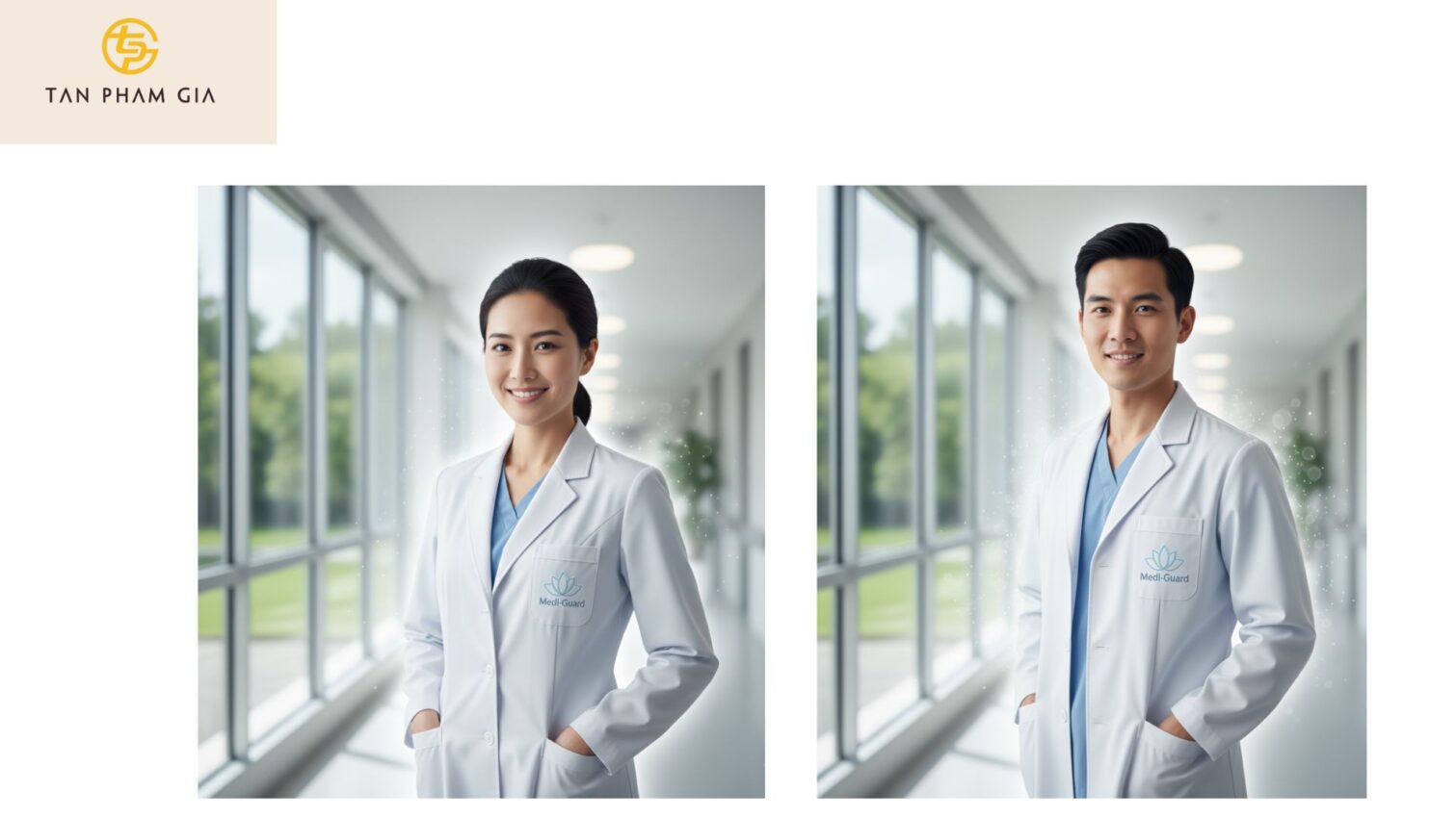 Đồng phục y tế vải cao cấp chống tĩnh điện