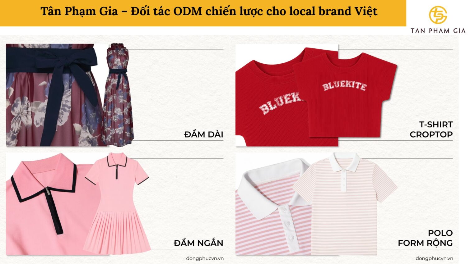 Công ty may ODM cho local brand
