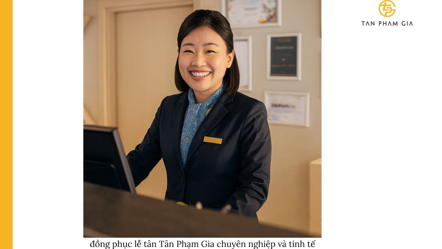 Đồng phục công sở cho nhân viên lễ tân