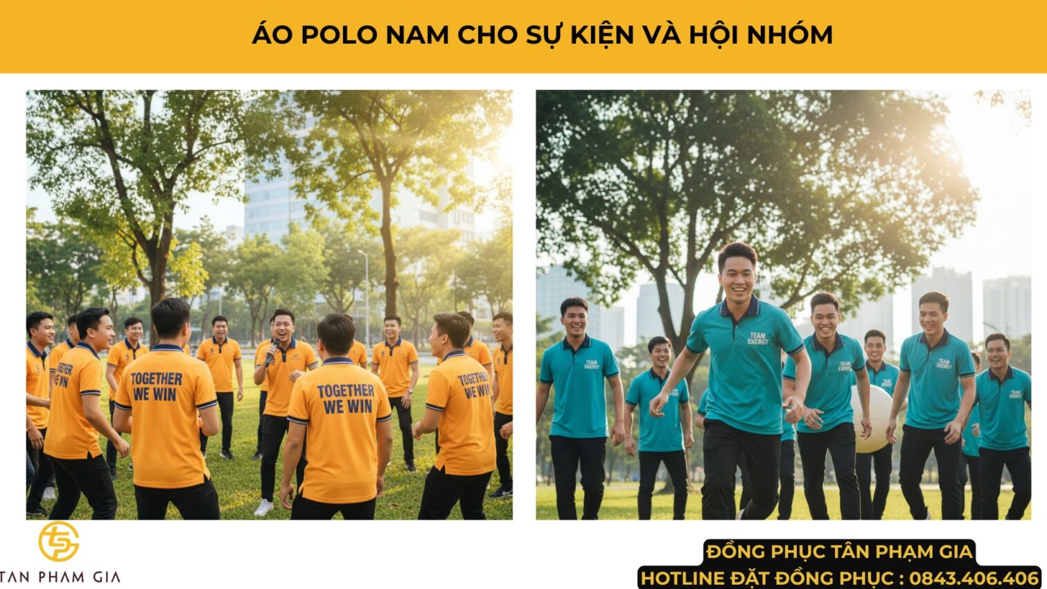 Mẫu Áo Polo Đồng Phục Cho Nam