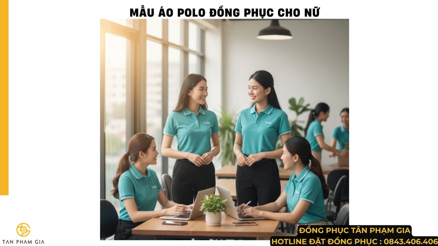 Mẫu Áo Polo Đồng Phục Cho Nữ