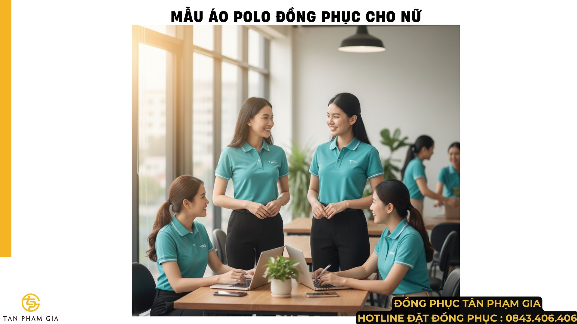 Mẫu Áo Polo Đồng Phục Cho Nữ