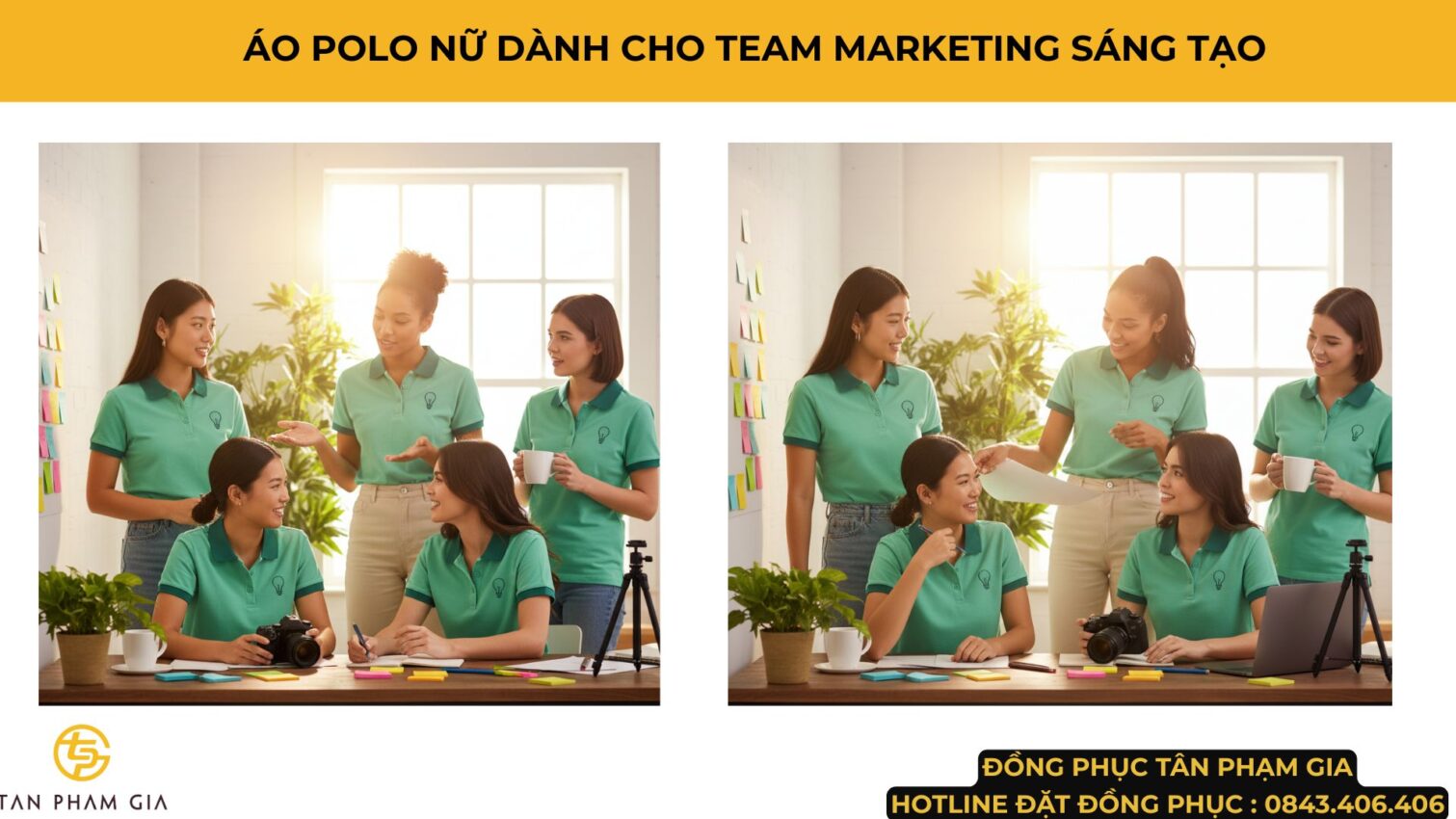 Mẫu Áo Polo Đồng Phục Cho Nữ