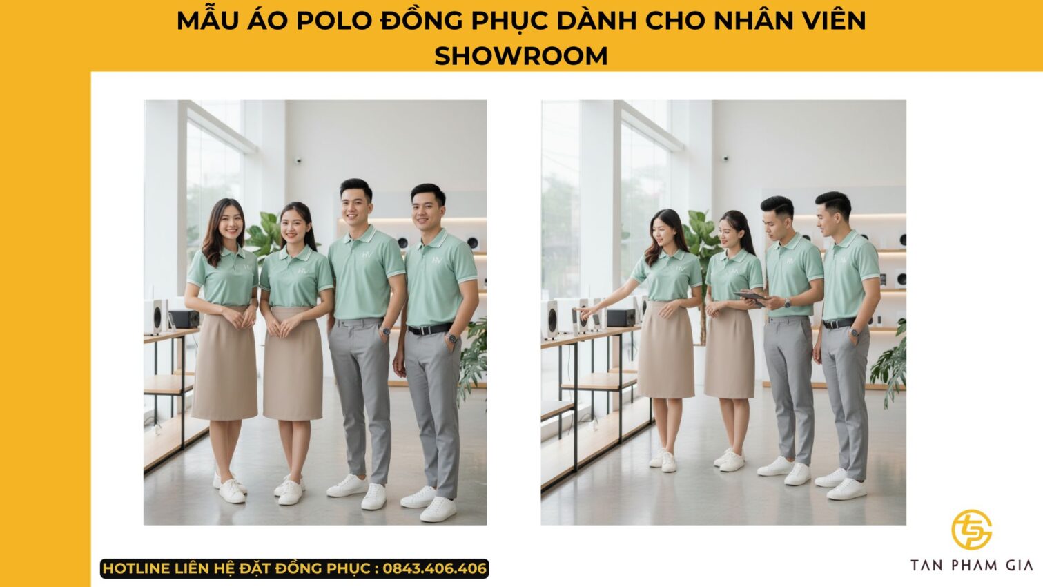 Mẫu Áo Polo Đồng Phục Phong Cách