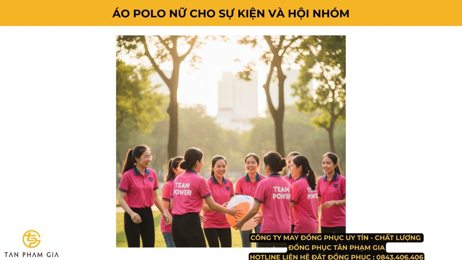 Mẫu Áo Polo Đồng Phục Cho Nữ