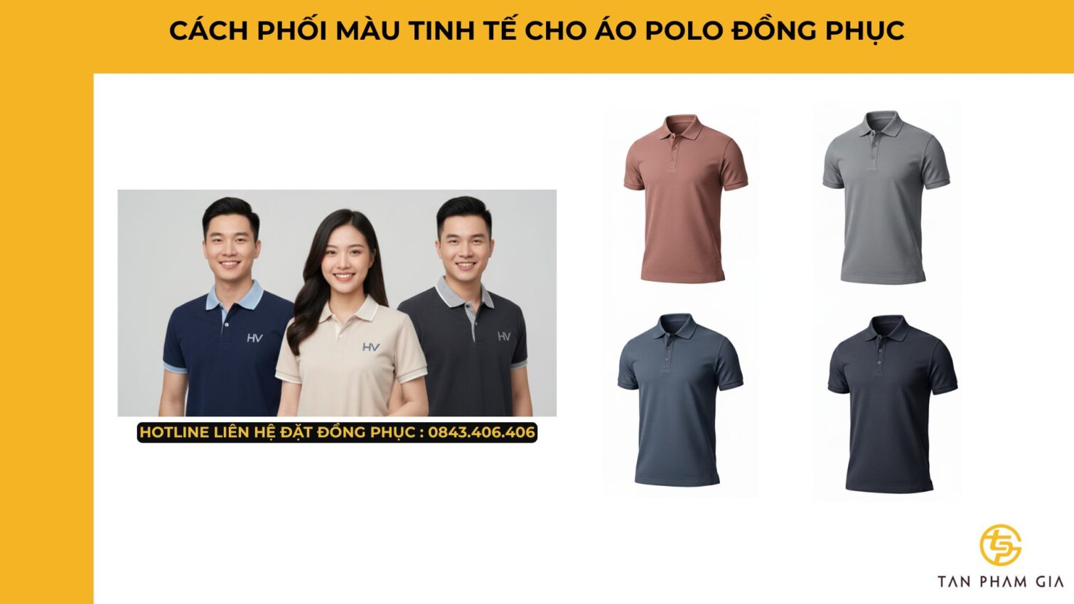 Mẫu Áo Polo Đồng Phục Đơn Giản Mà Đẹp