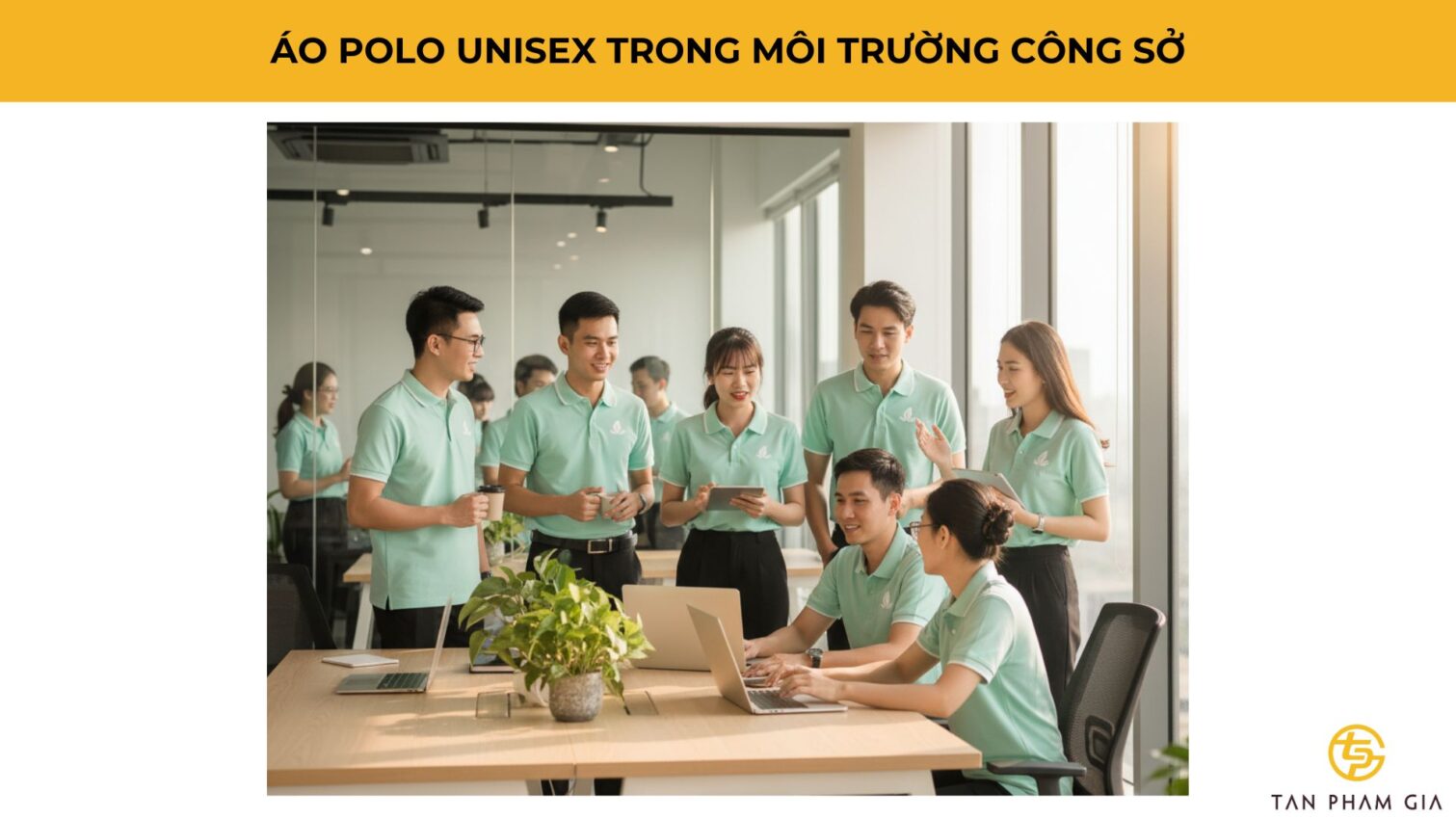 Mẫu Áo Polo Đồng Phục Unisex