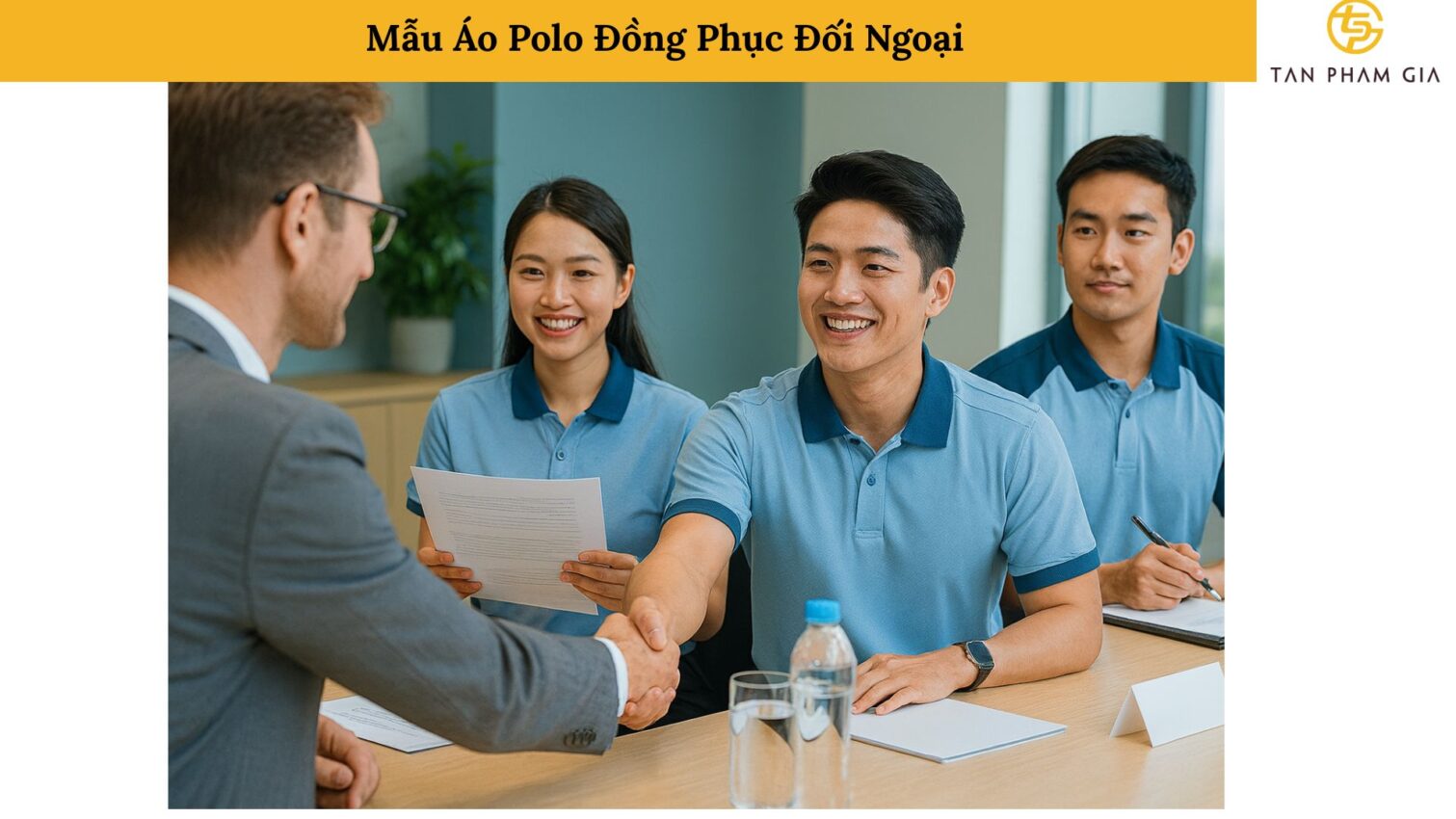 Mẫu Áo Polo Đồng Phục Đối Ngoại