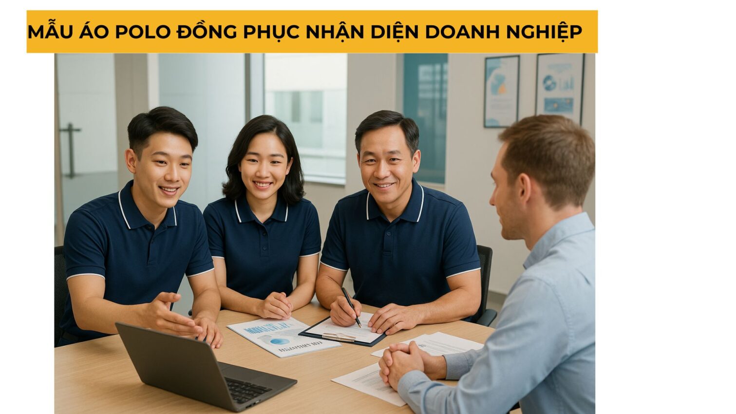 Mẫu Áo Polo Đồng Phục Nhận Diện Doanh Nghiệp