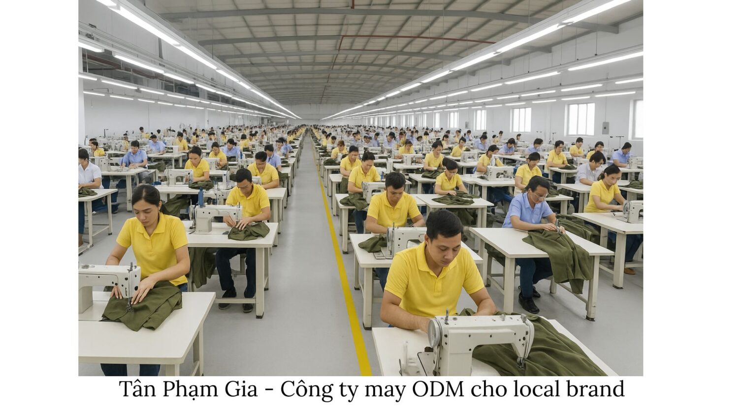 Công ty may ODM cho local brand
