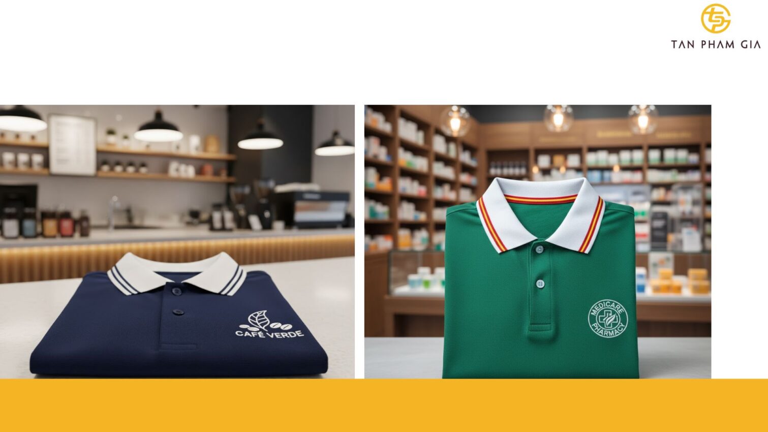 Mẫu Áo Polo Đồng Phục Cửa Hàng