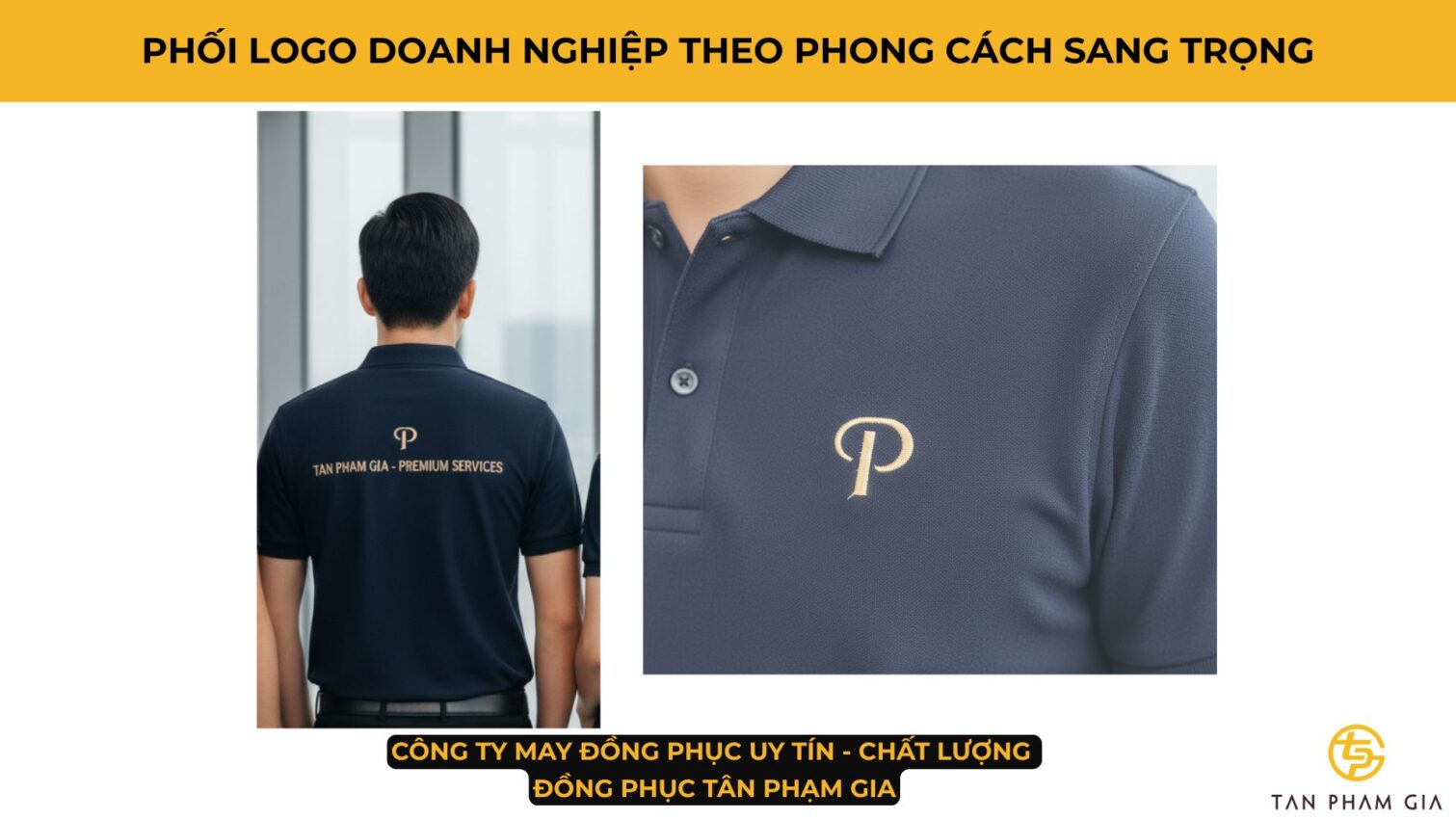 Mẫu Áo Polo Đồng Phục Sang Trọng