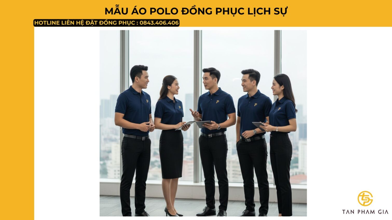 Mẫu Áo Polo Đồng Phục Lịch Sự
