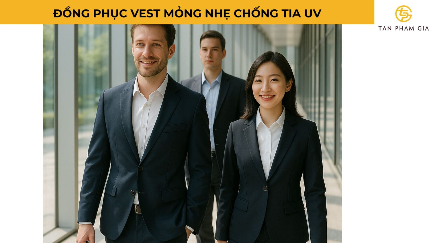 Đồng phục công sở vải chống tia UV