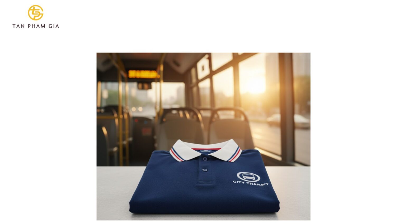 Mẫu Áo Polo Đồng Phục Xe Bus