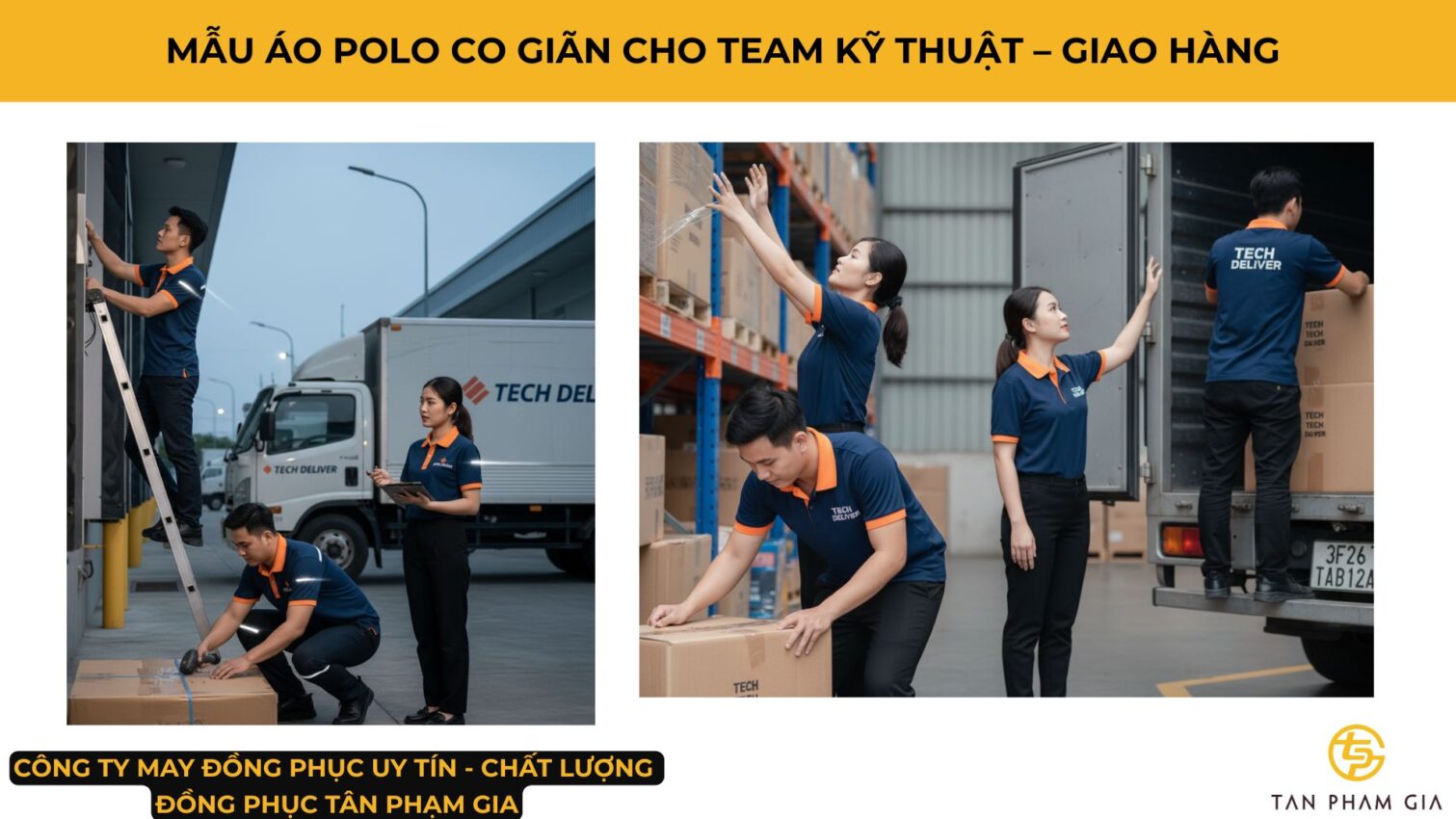 Mẫu Áo Polo Đồng Phục Co Giãn