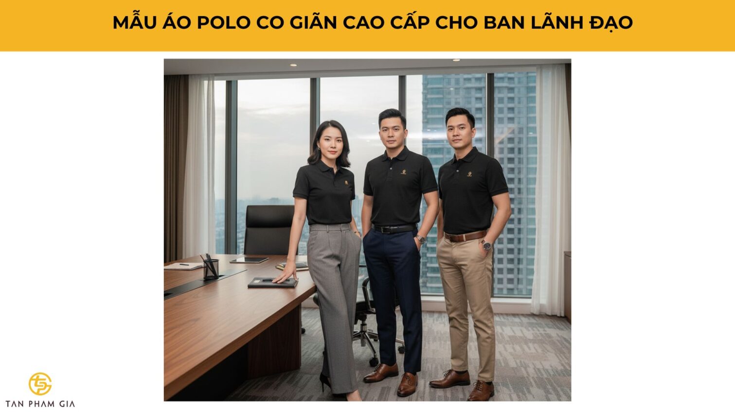 Mẫu Áo Polo Đồng Phục Co Giãn