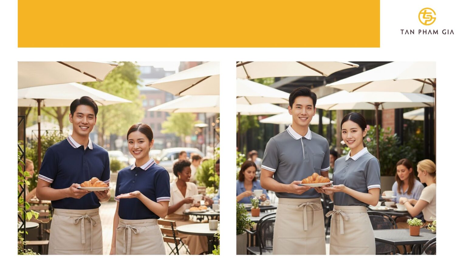 Mẫu Áo Polo Đồng Phục Quán Cafe
