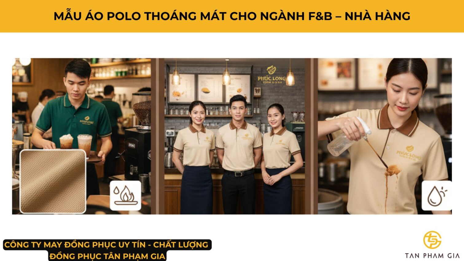 Mẫu Áo Polo Đồng Phục Thoáng Mát