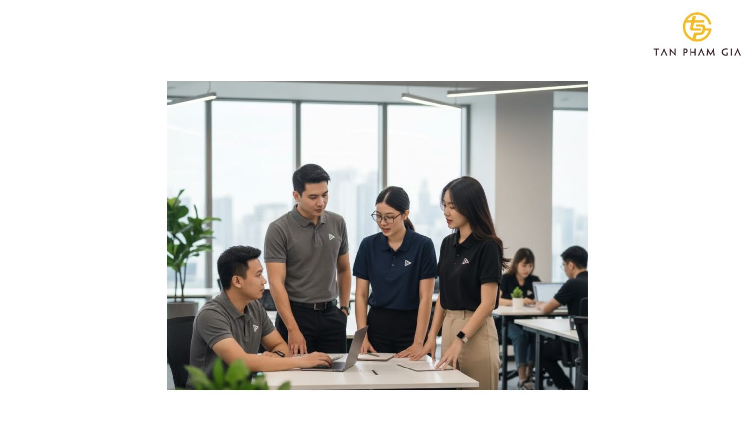 Mẫu Áo Polo Đồng Phục Startup