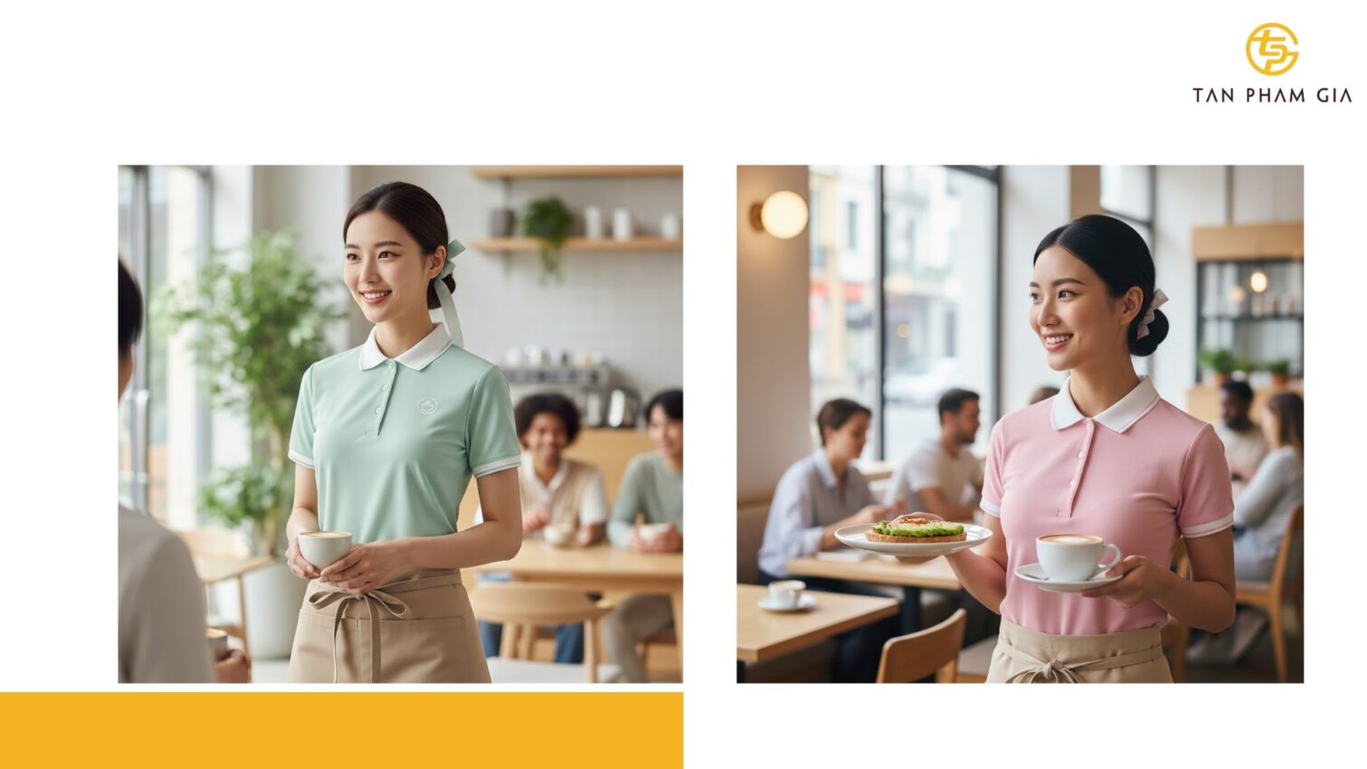 Mẫu Áo Polo Đồng Phục Quán Cafe