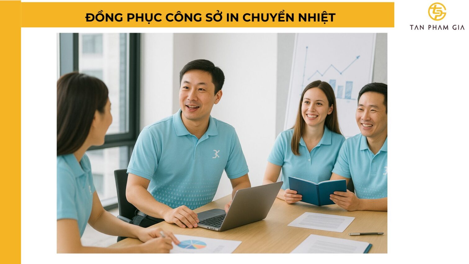 Đồng phục công sở in chuyển nhiệt