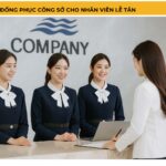 Đồng phục công sở cho nhân viên lễ tân Đồng phục công sở cho nhân viên lễ tân