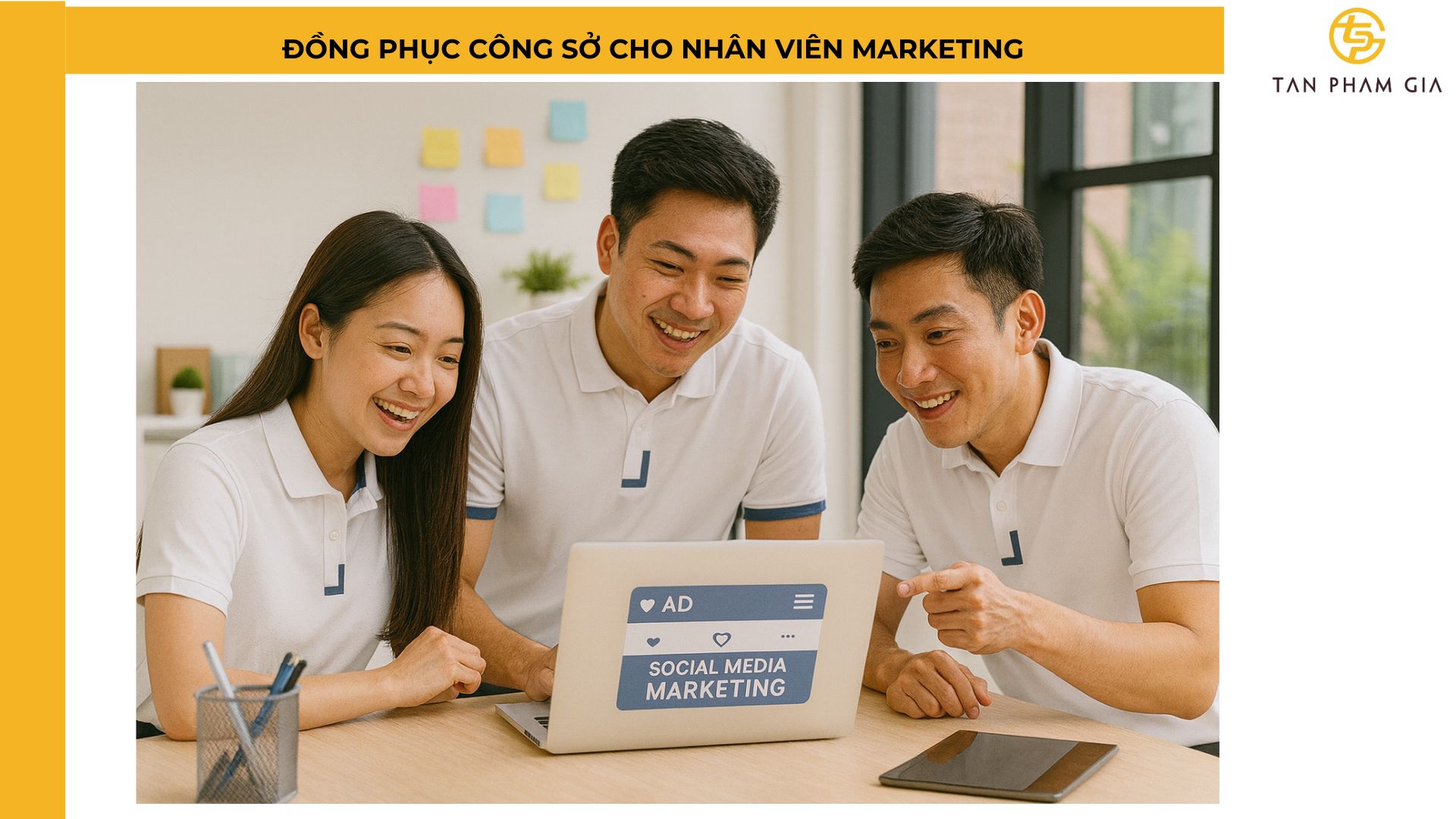 Đồng phục công sở cho nhân viên marketing