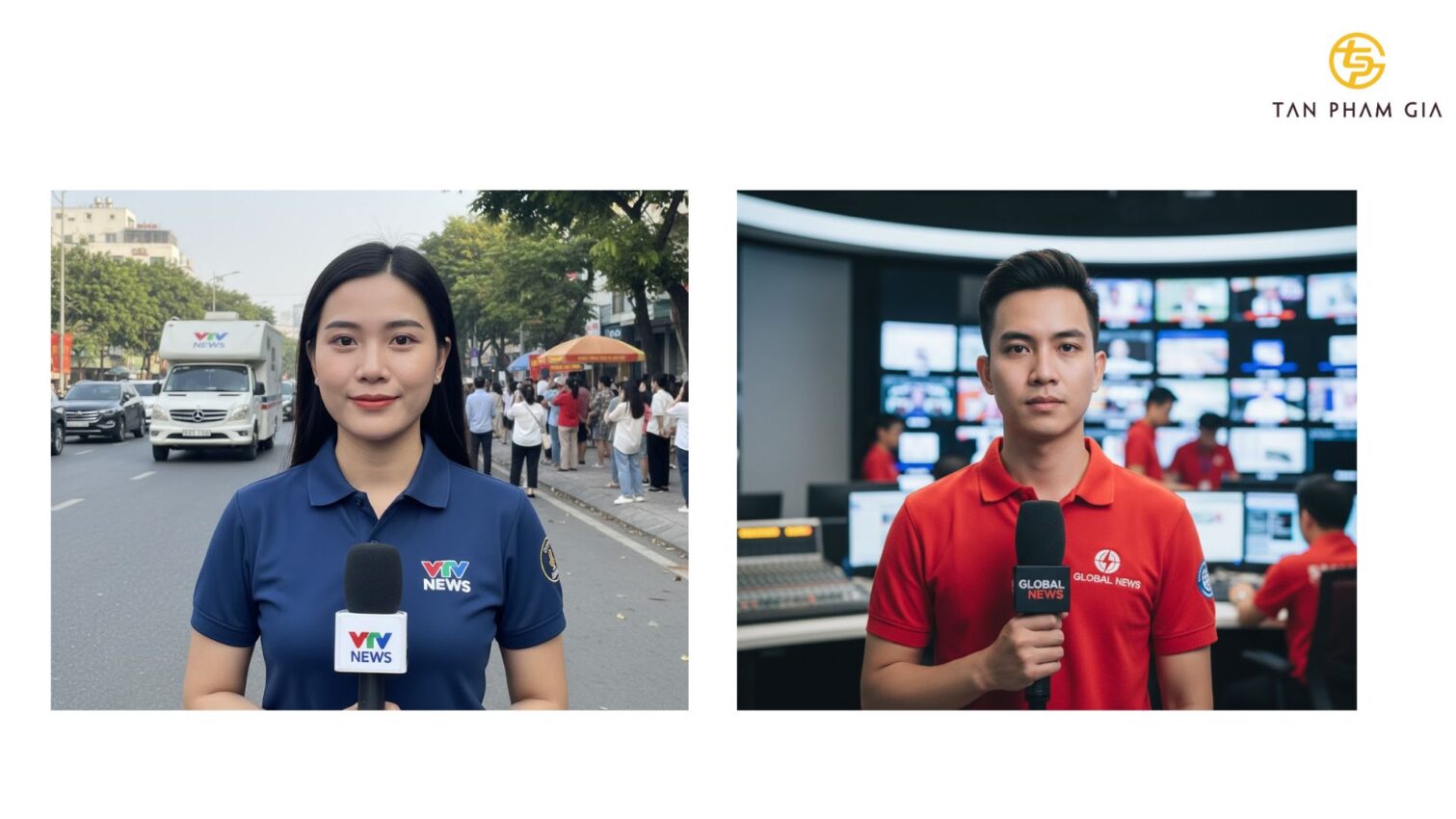 Mẫu Áo Polo Đồng Phục Truyền Hình