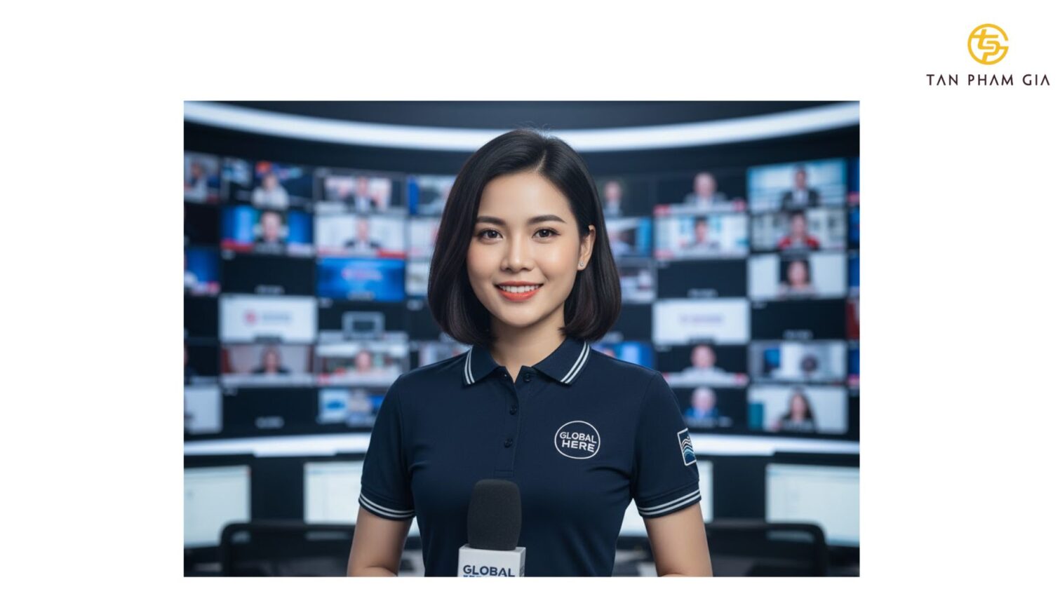 Mẫu Áo Polo Đồng Phục Truyền Hình