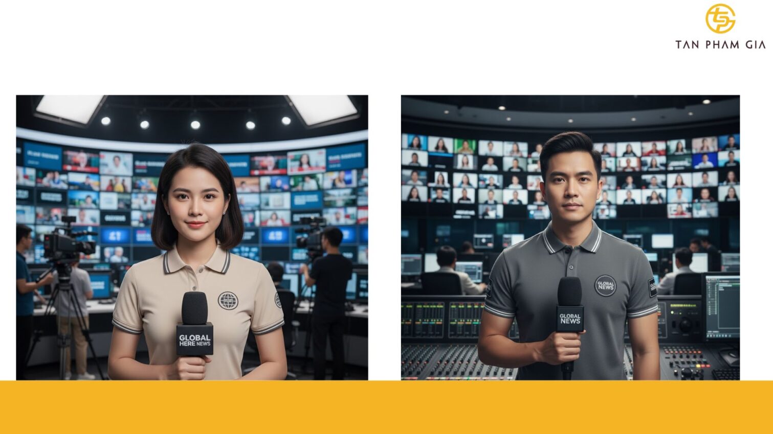 Mẫu Áo Polo Đồng Phục Truyền Hình