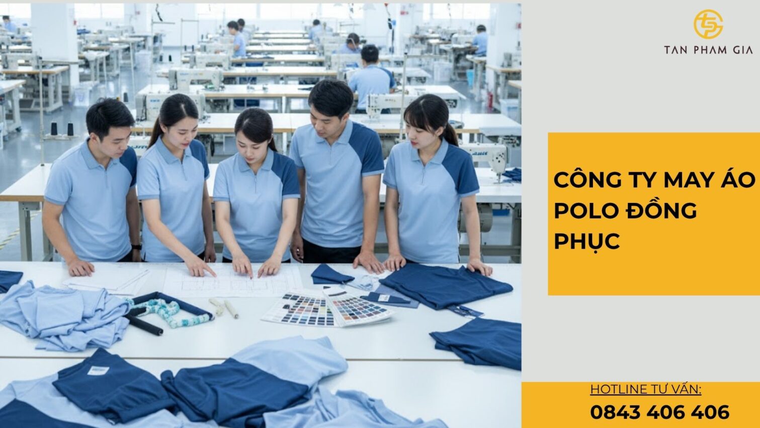 Công ty may áo polo đồng phục