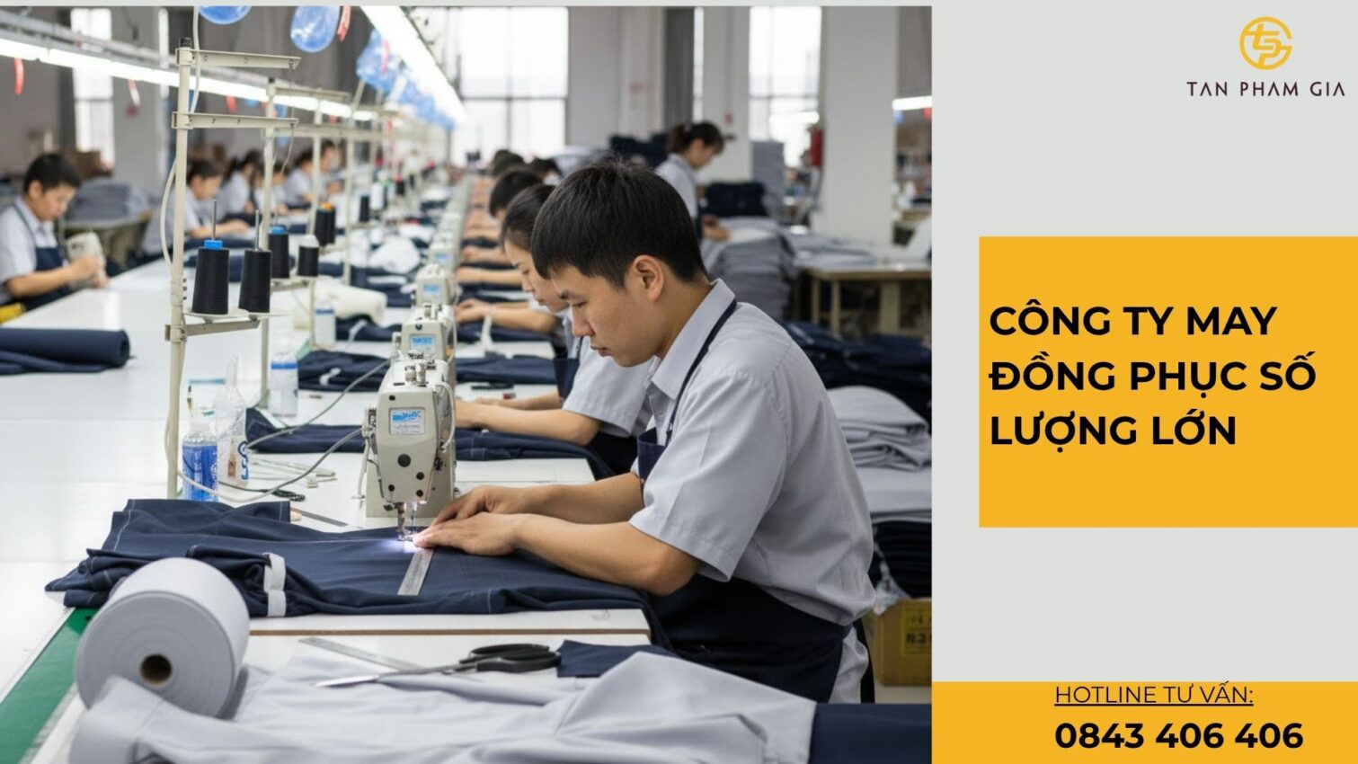 Công ty may đồng phục số lượng lớn