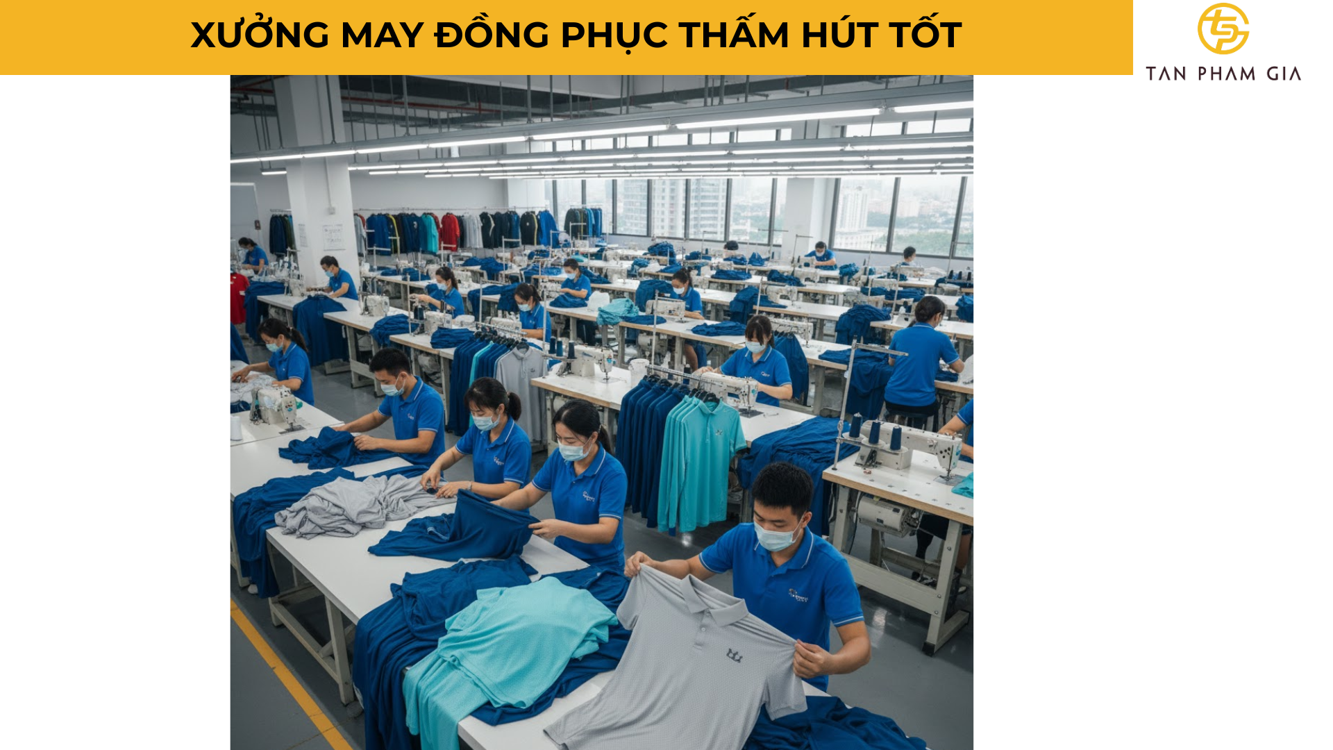 Xưởng May Đồng Phục Thấm Hút Tốt
