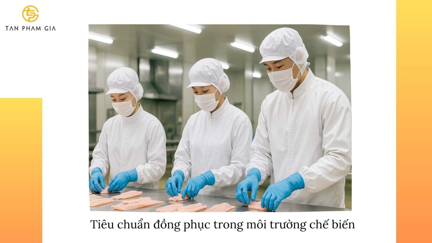 Công ty may đồng phục cho công ty sản xuất thực phẩm