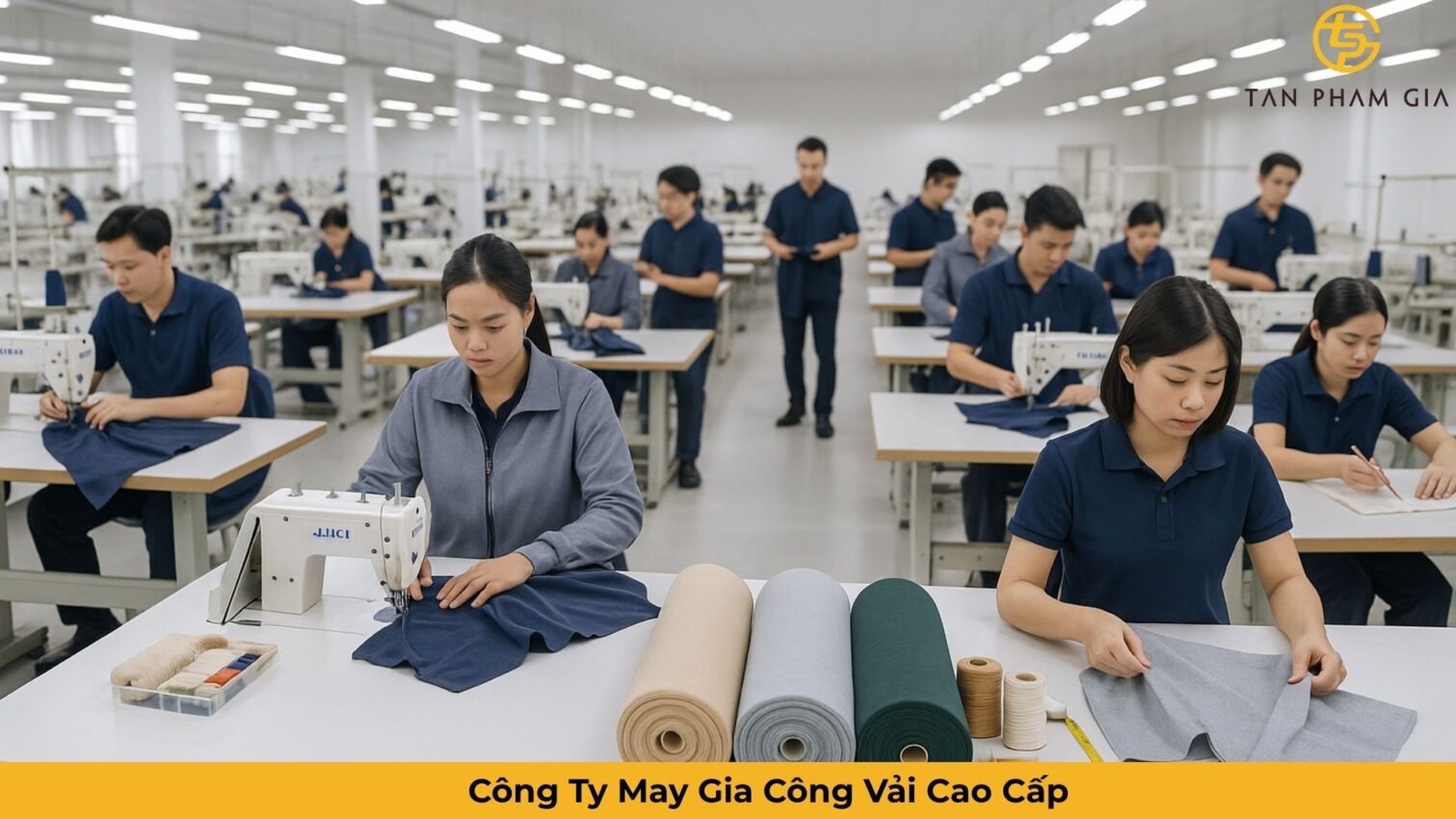 Công Ty May Gia Công Vải Cao Cấp