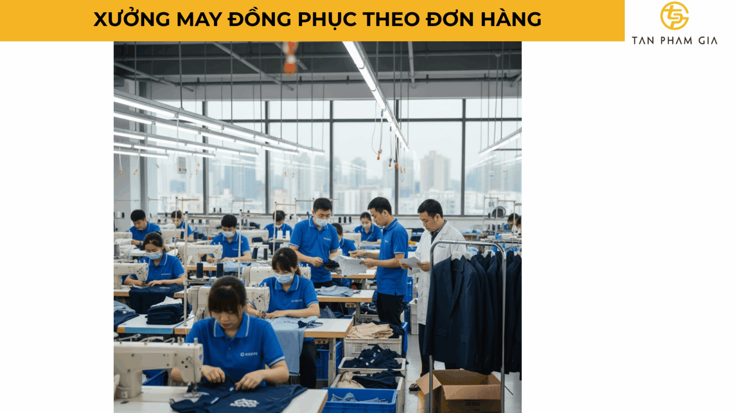 Xưởng May Đồng Phục Theo Đơn Hàng