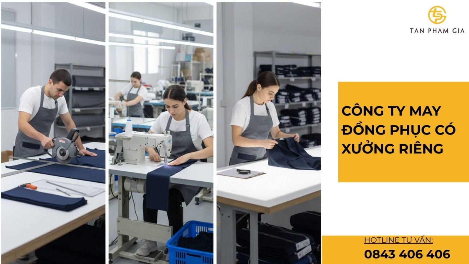 Công ty may đồng phục có xưởng riêng