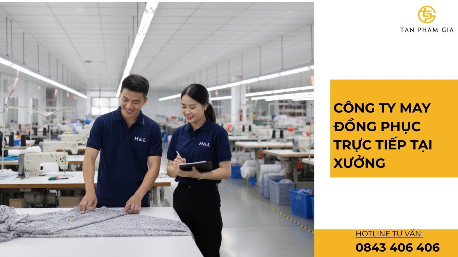 Công ty may đồng phục trực tiếp tại xưởng