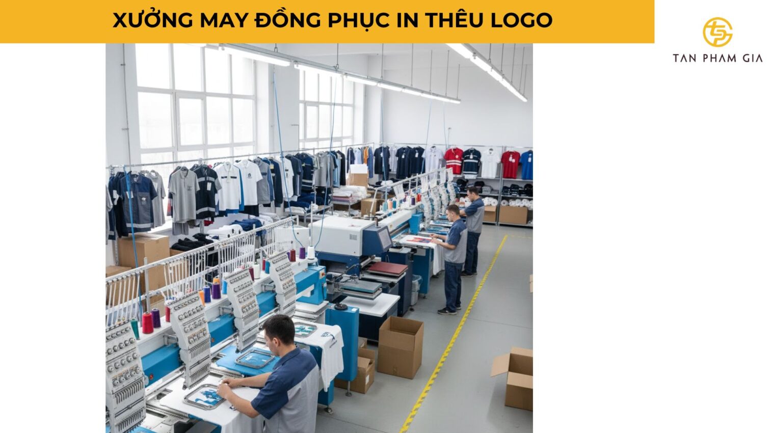 Xưởng May Đồng Phục In Thêu Logo