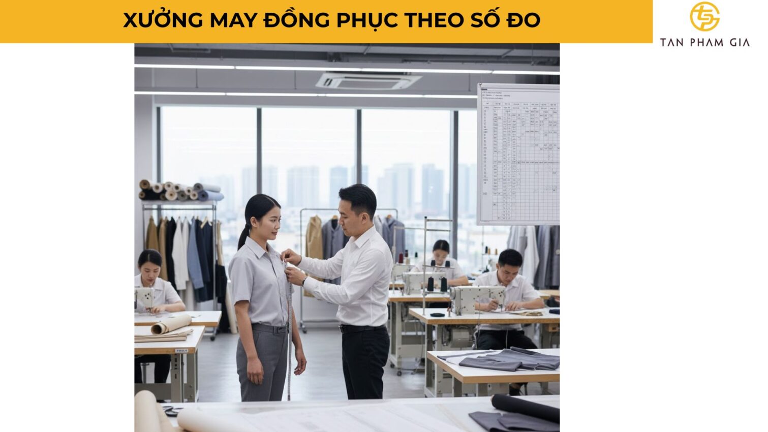 Xưởng May Đồng Phục Theo Số Đo